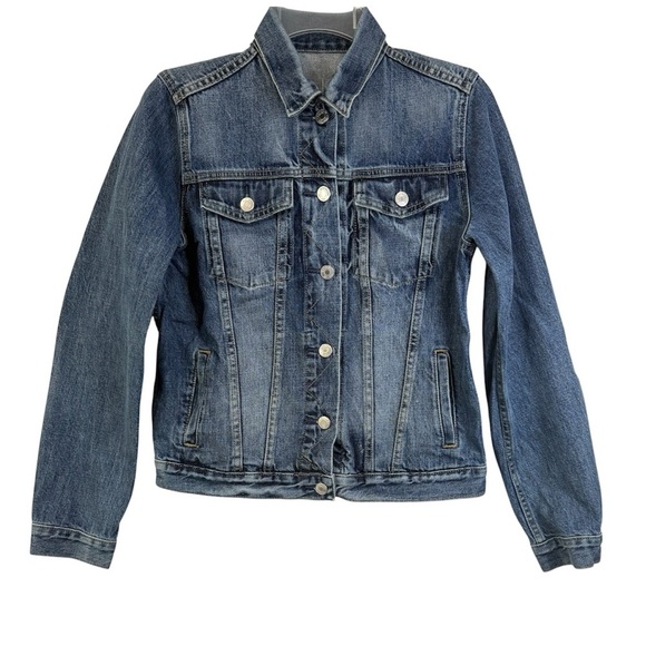 GAP Jackets & Blazers - Gap Jean Jacket 1989 Women Classic Denim Jacket 100% Cotton Blue Wash Size Small